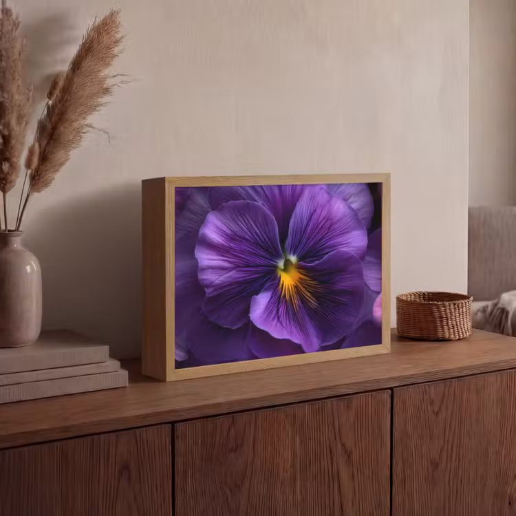 Lightbox - Wandlamp - Paars - Viool - Diepte — 4