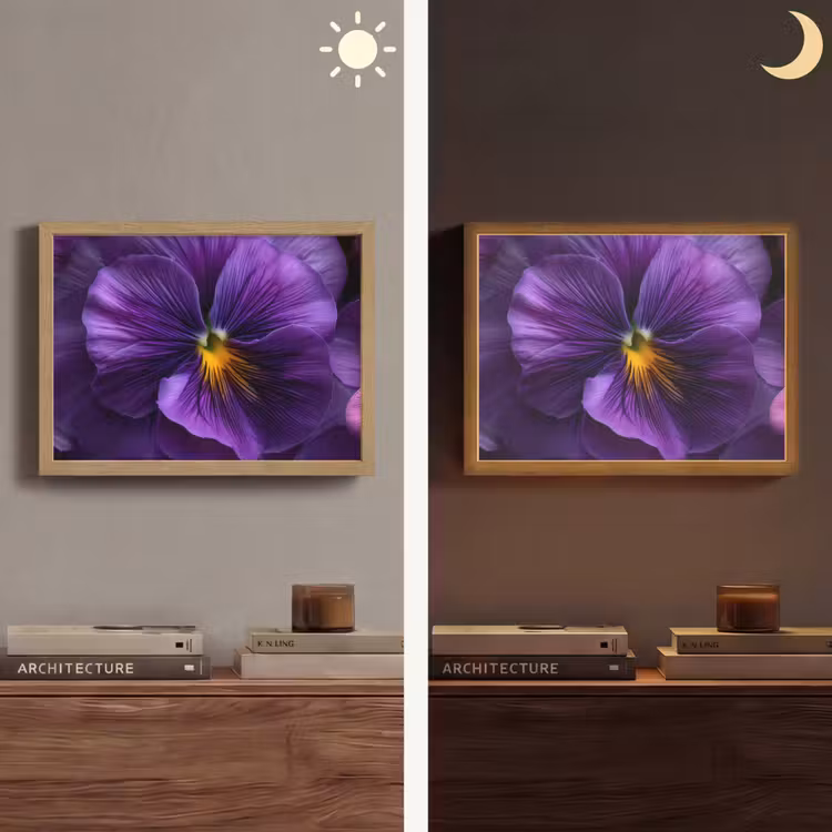 Lightbox - Wandlamp - Paars - Viool - Diepte — 6