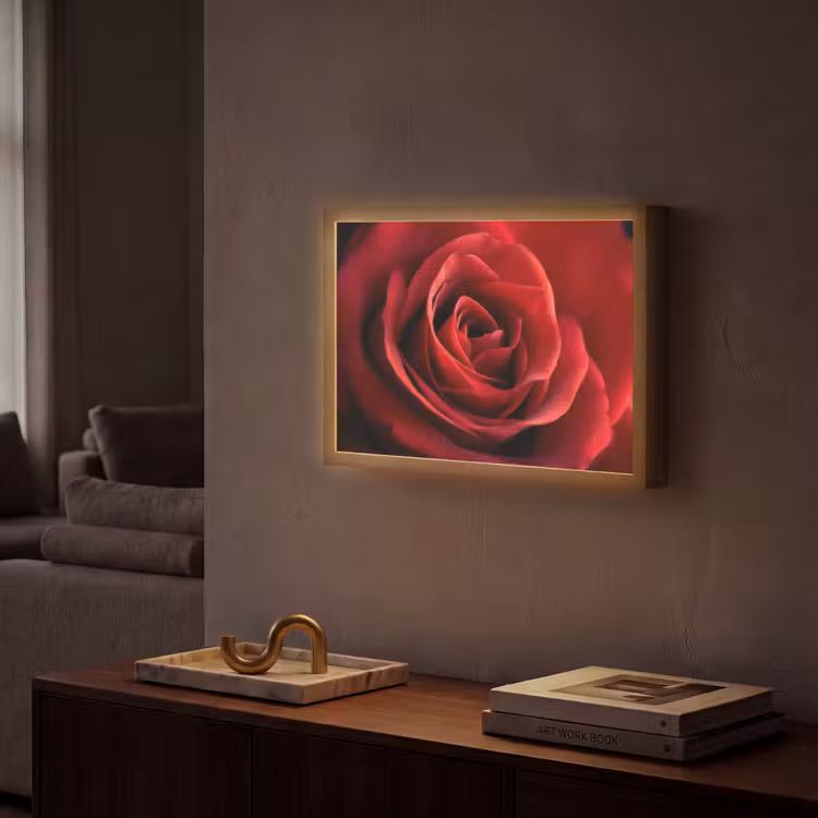 Lightbox - Wandlamp - Rood - Roos - Romantisch — 2
