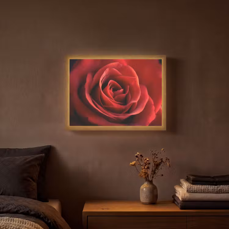 Lightbox - Wandlamp - Rood - Roos - Romantisch — 3