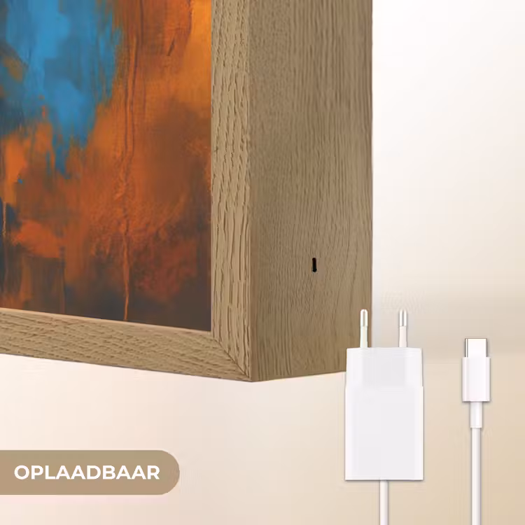 Lightbox - Wandlamp - Schilderij - Leeuwenkop - Oranje — 7