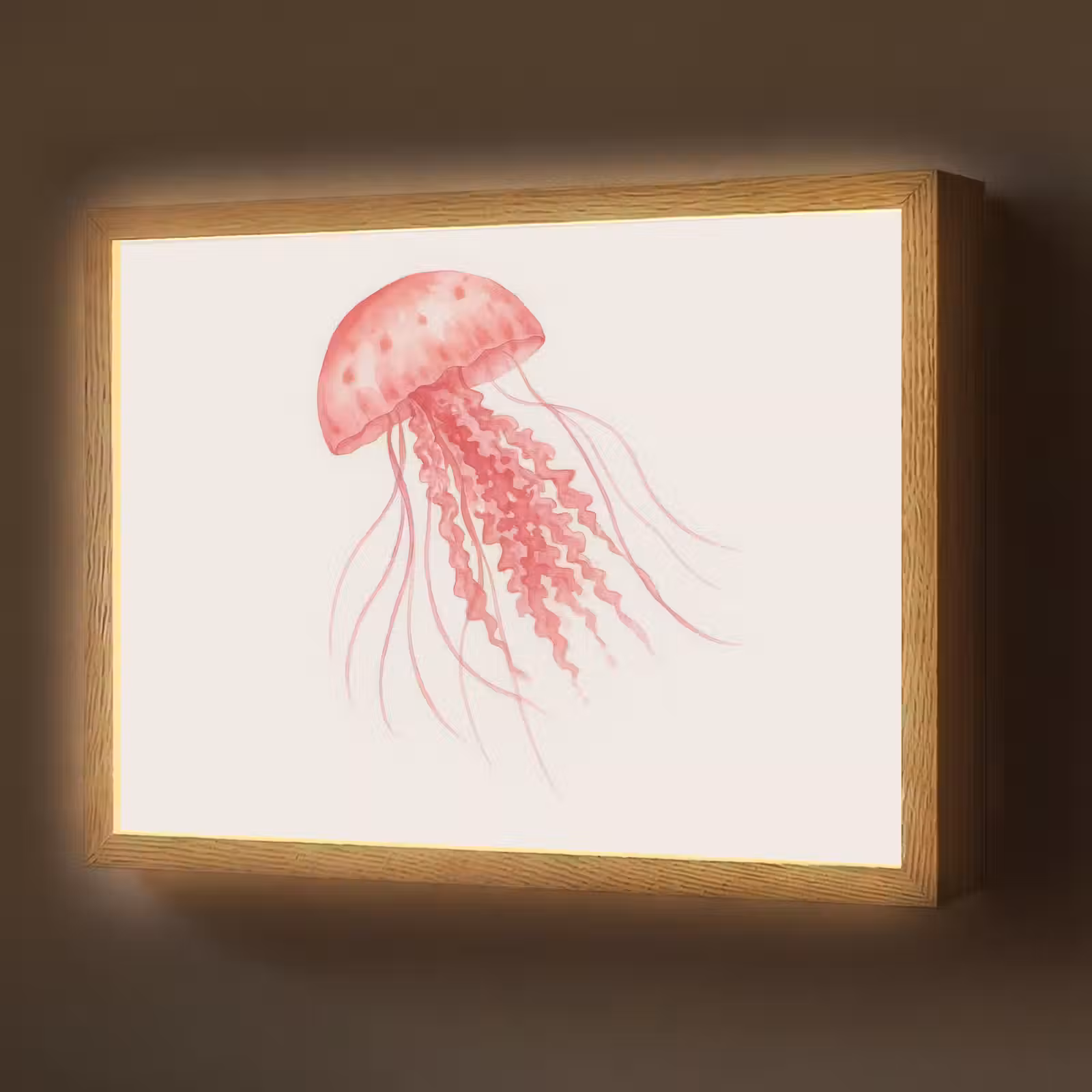 Lightbox - Wandlamp - Kwal - Tentakels - Roze — 1