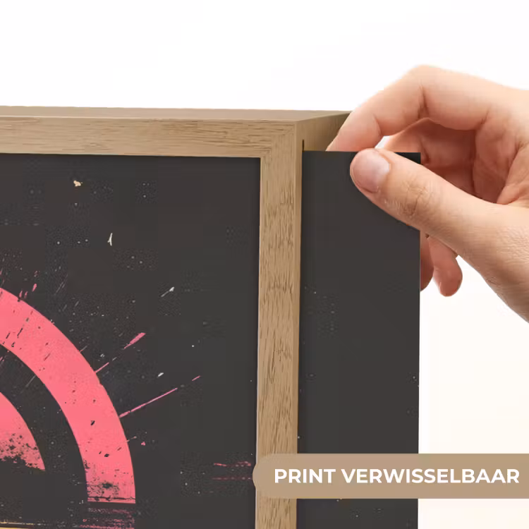 Lightbox - Wandlamp - Cirkel - Abstract - Roze — 5