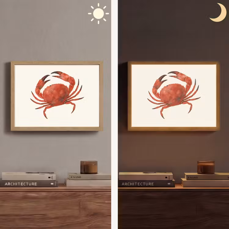 Lightbox - Wandlamp - Krab - Felrood - Poten — 6