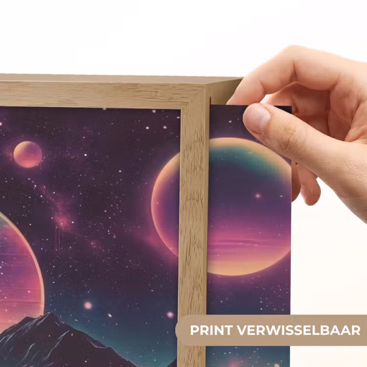Lightbox - Wandlamp - Landschap - Planeten - Horizon - Paars — 5