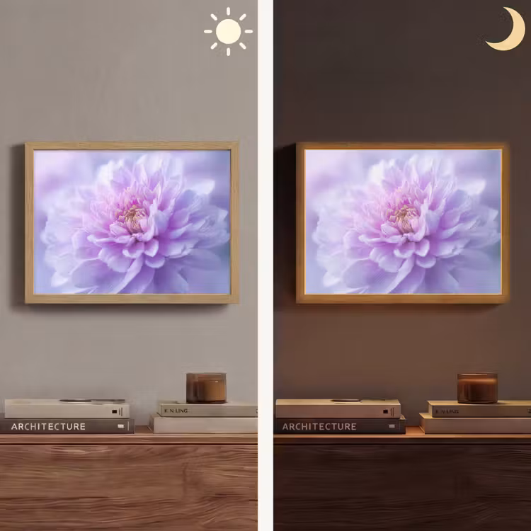 Lightbox - Wandlamp - Paars - Dahlia - Dromerig — 6