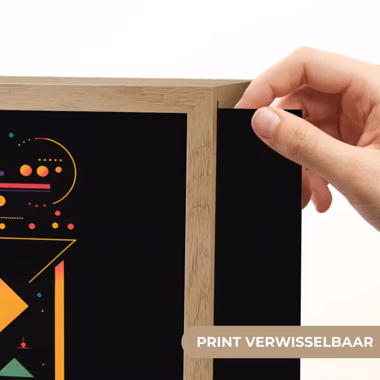 Lightbox - Wandlamp - Piramides - Cirkels - Neonkleuren - Geometrisch — 5
