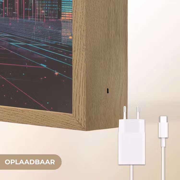 Lightbox - Wandlamp - Stad - Gebouwen - Zon - Geel — 7