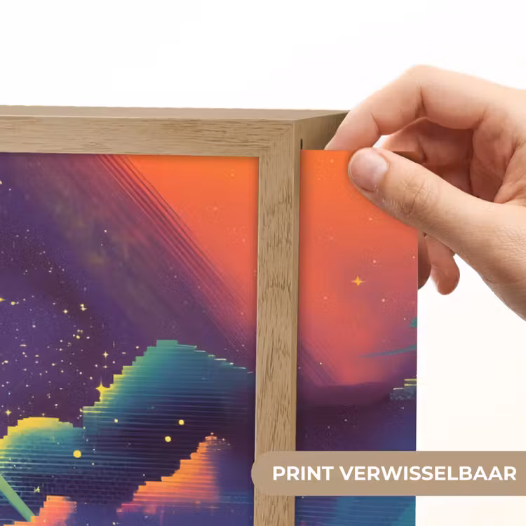 Lightbox - Wandlamp - Sterren - Bergen - Kleurrijk — 5
