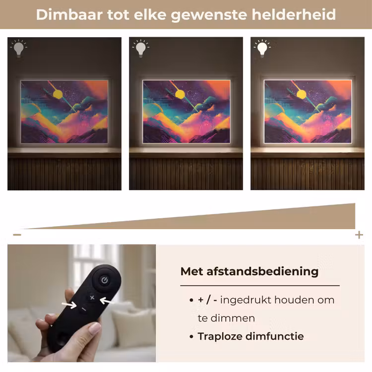 Lightbox - Wandlamp - Sterren - Bergen - Kleurrijk — 9