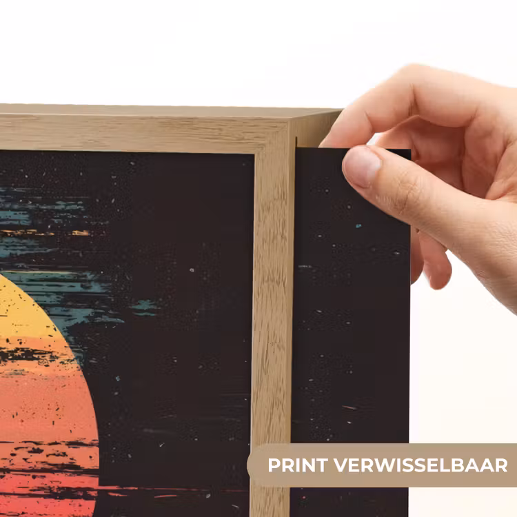 Lightbox - Wandlamp - Strand - Minimalistisch - Zon - Oranje — 5