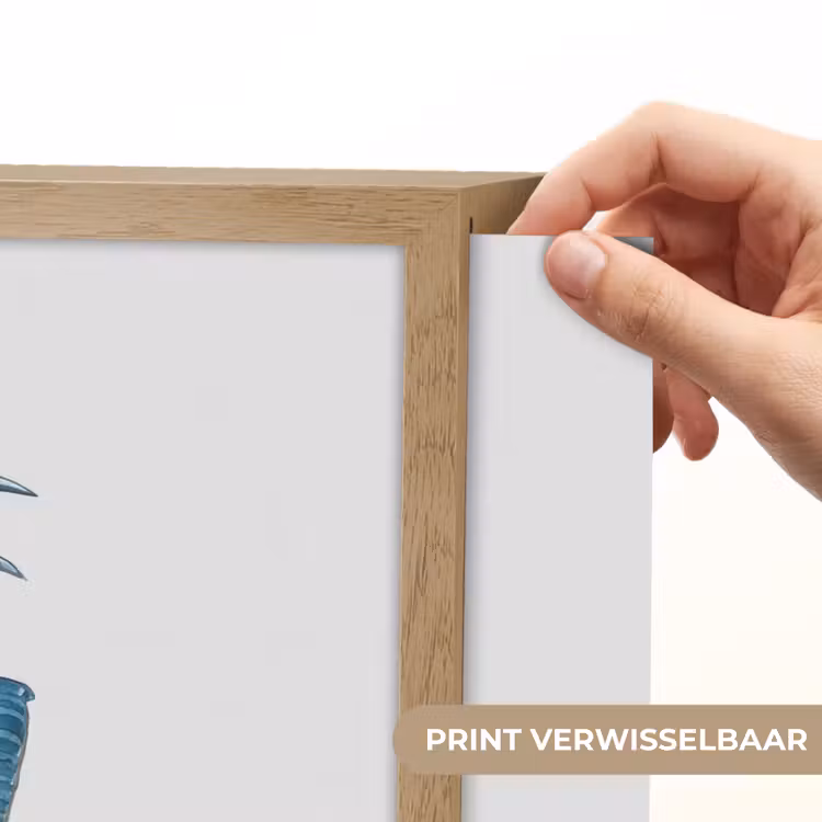 Lightbox - Wandlamp - Zeepaardje - Staart - Blauw — 5
