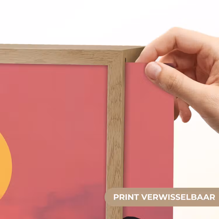 Lightbox - Wandlamp - Zon - Geel - Bergen - Water — 5