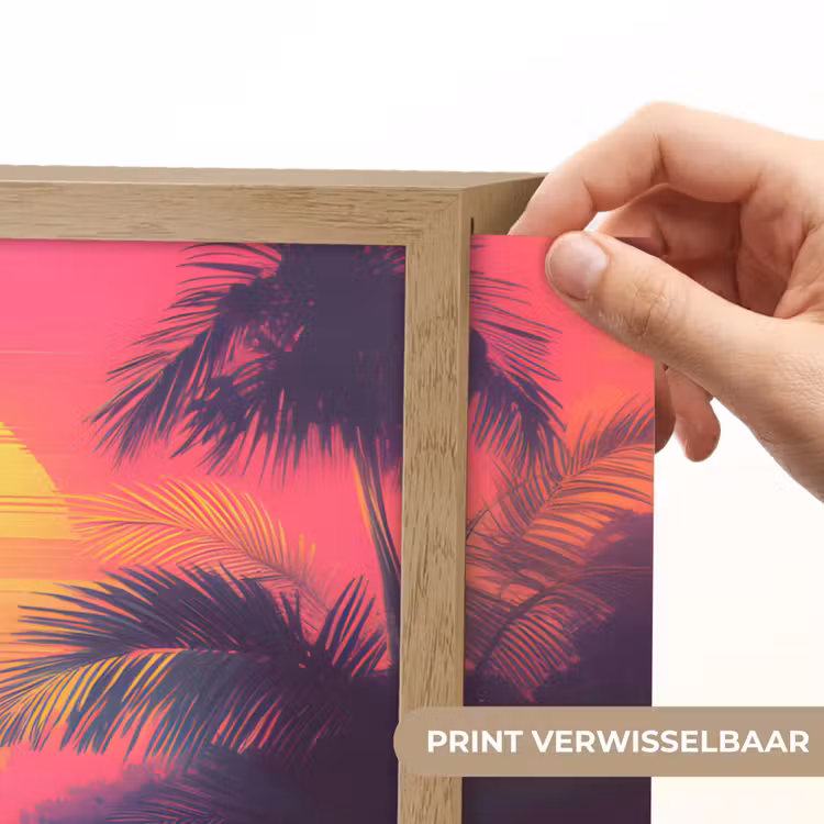 Lightbox - Wandlamp - Zon - Geel - Palmbomen - Tropisch — 5