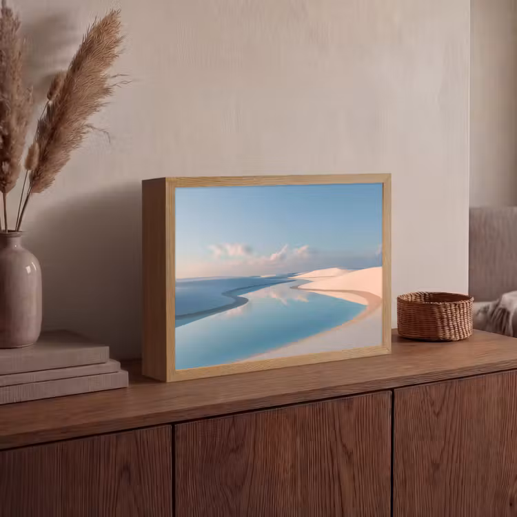 Lightbox - Wandlamp - Duinen - Waterplas - Oneindige rust — 4