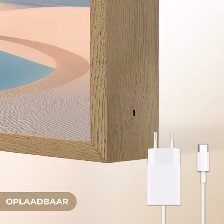 Lightbox - Wandlamp - Duinen - Waterplas - Oneindige rust — 7