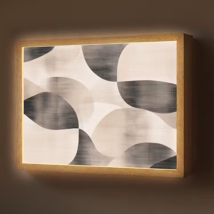 Lightbox - Wandlamp - Grillige vormen - Subtiele overgangen - Dynamisch — 1