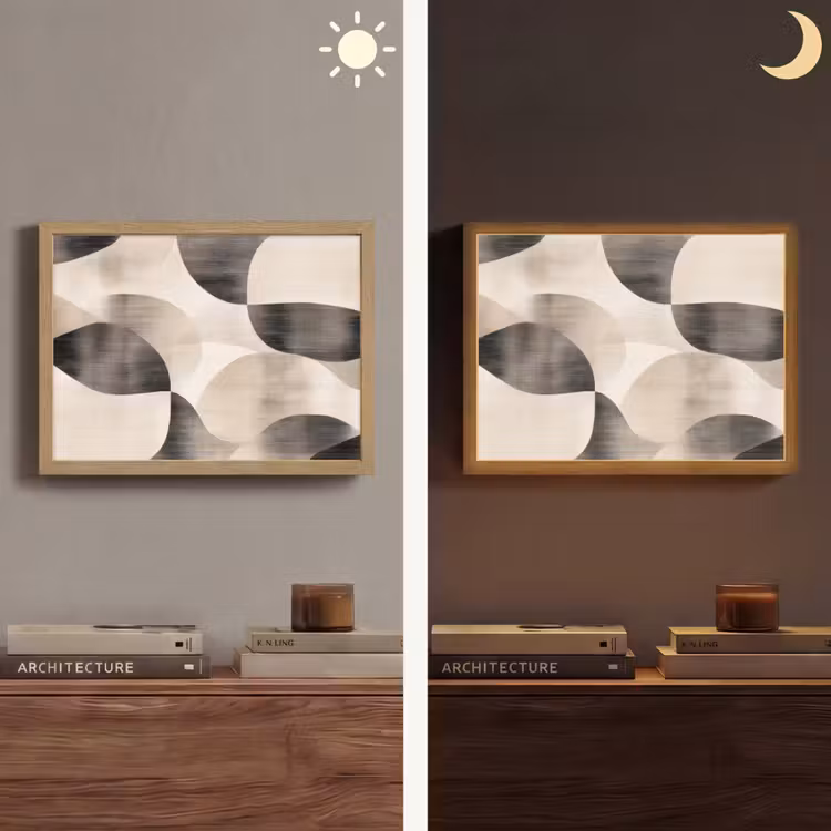 Lightbox - Wandlamp - Grillige vormen - Subtiele overgangen - Dynamisch — 6