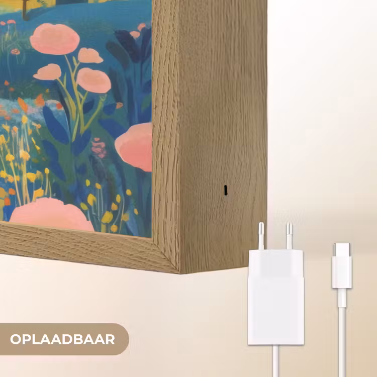Lightbox - Wandlamp - Heuvellandschap - Fantasierijk - Kleurcontrasten — 7