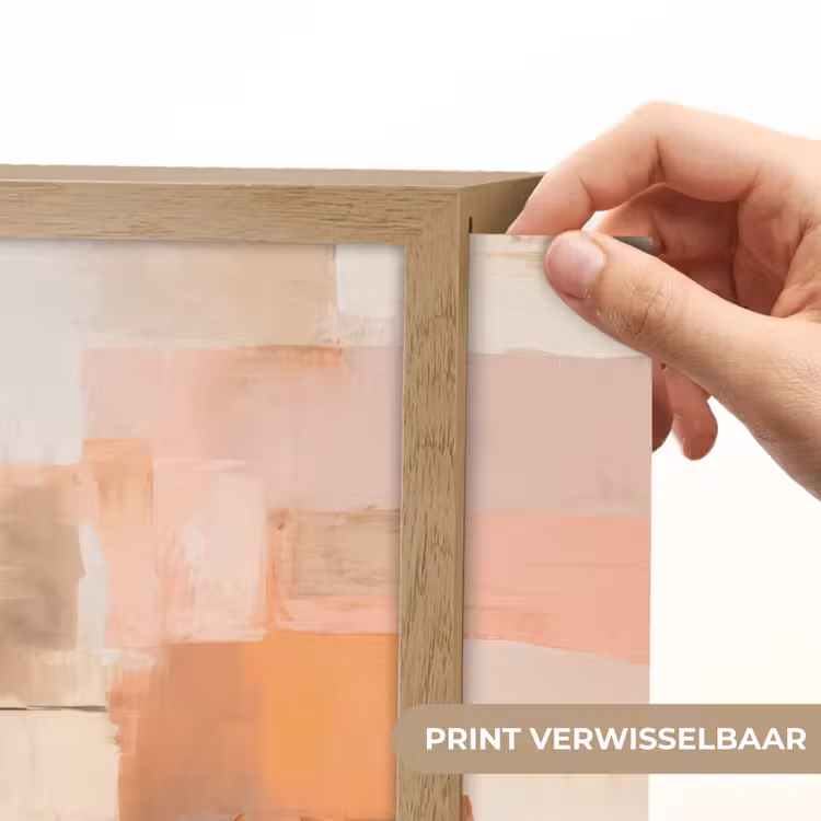 Lightbox - Wandlamp - Kunst - Roze - Abstract — 5