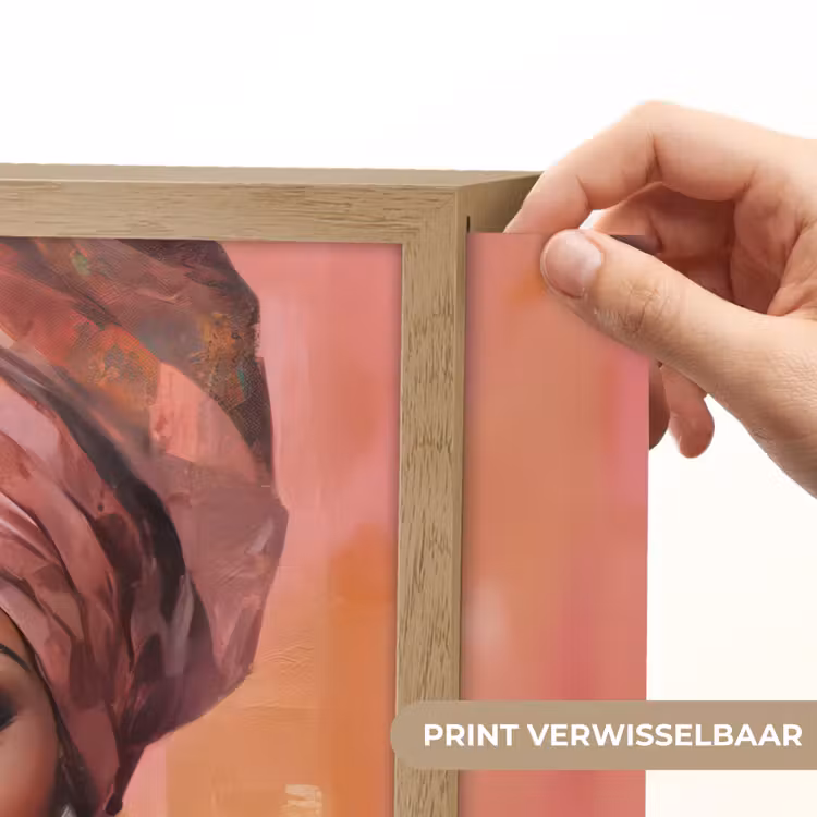 Lightbox - Wandlamp - Kunst - Vrouw - Roze - Sieraden - Portret — 5