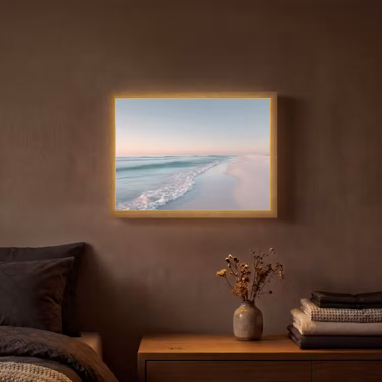 Lightbox - Wandlamp - Kustlijn - Pastel - water — 3