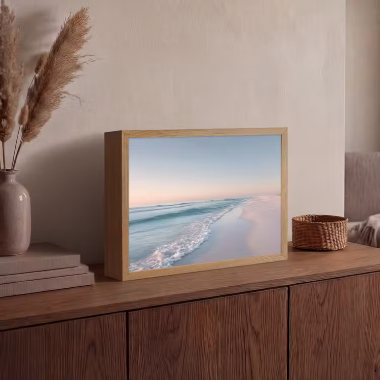 Lightbox - Wandlamp - Kustlijn - Pastel - water — 4