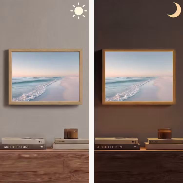 Lightbox - Wandlamp - Kustlijn - Pastel - water — 6