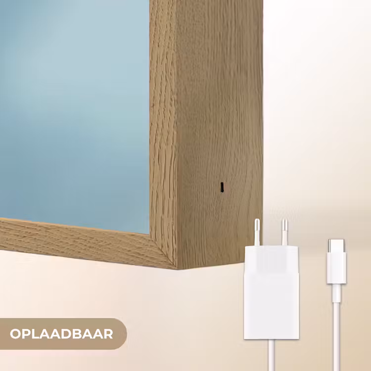 Lightbox - Wandlamp - Paardenbloem - Wind - Blauw — 7