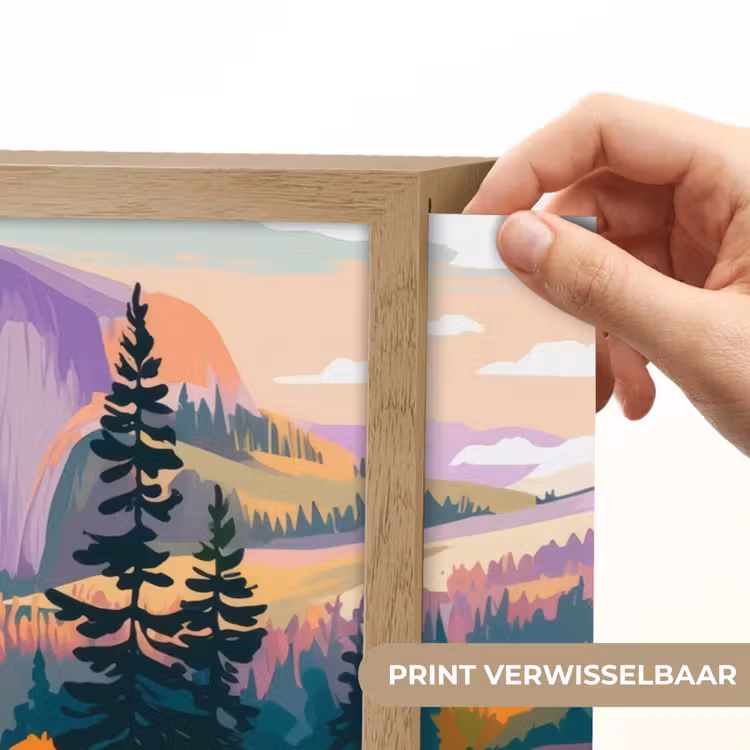 Lightbox - Wandlamp - Rivier - Vallei vol bloemen - Levendig — 5