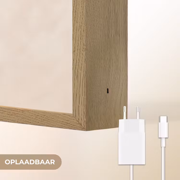 Lightbox - Wandlamp - Symmetrische bocht - Koperkleurig — 7