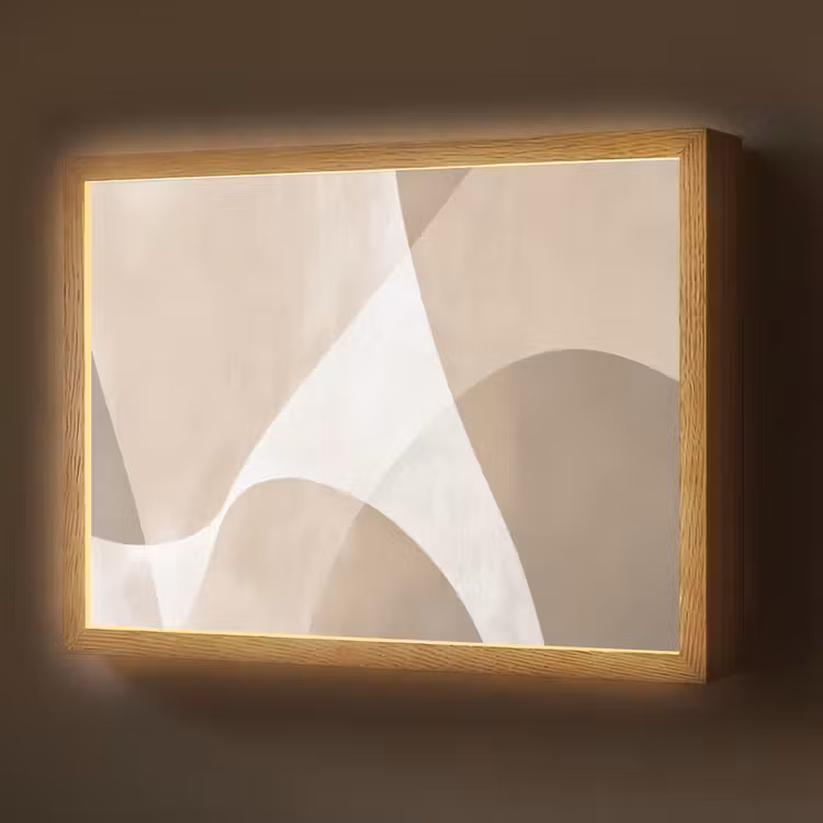 Lightbox - Wandlamp - Vloeiende vlakken - Harmonieus - Golvend — 1