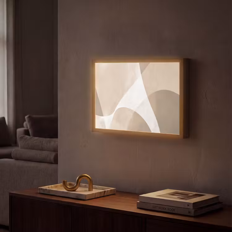 Lightbox - Wandlamp - Vloeiende vlakken - Harmonieus - Golvend — 2