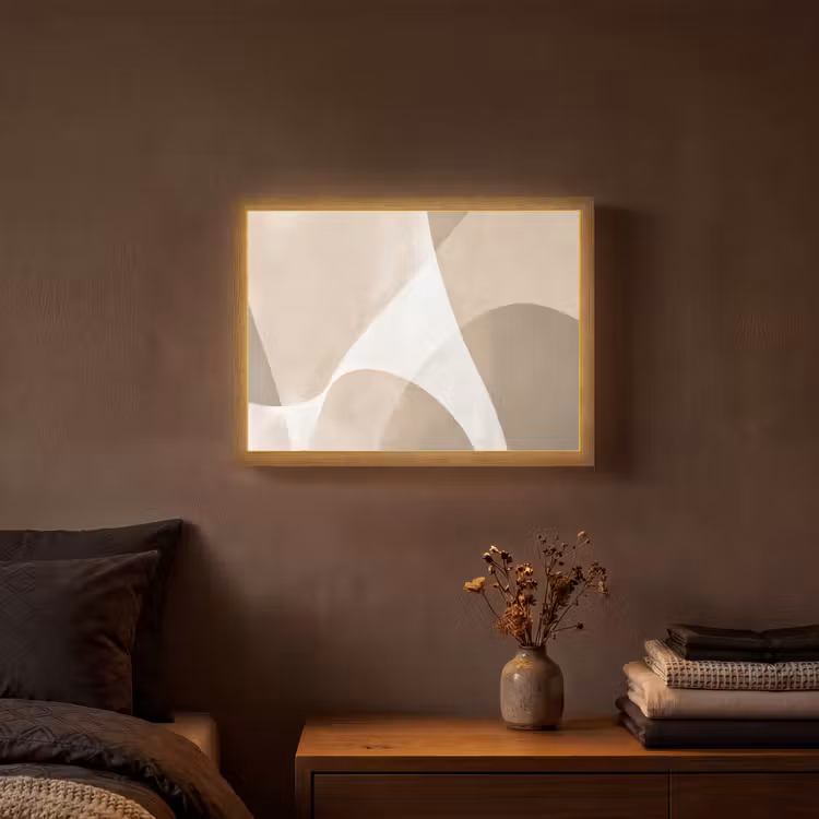 Lightbox - Wandlamp - Vloeiende vlakken - Harmonieus - Golvend — 3
