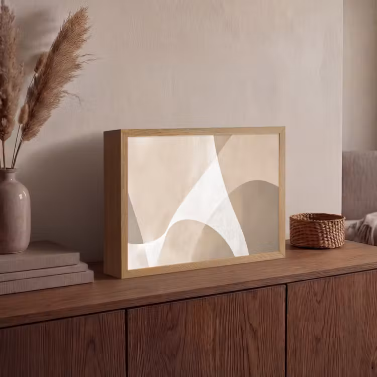Lightbox - Wandlamp - Vloeiende vlakken - Harmonieus - Golvend — 4
