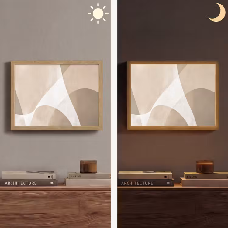 Lightbox - Wandlamp - Vloeiende vlakken - Harmonieus - Golvend — 6