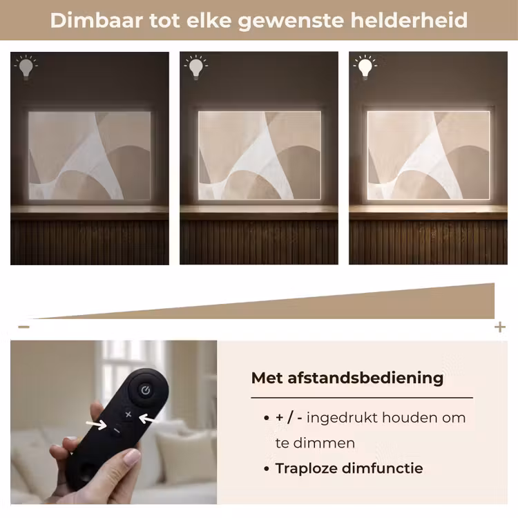 Lightbox - Wandlamp - Vloeiende vlakken - Harmonieus - Golvend — 9
