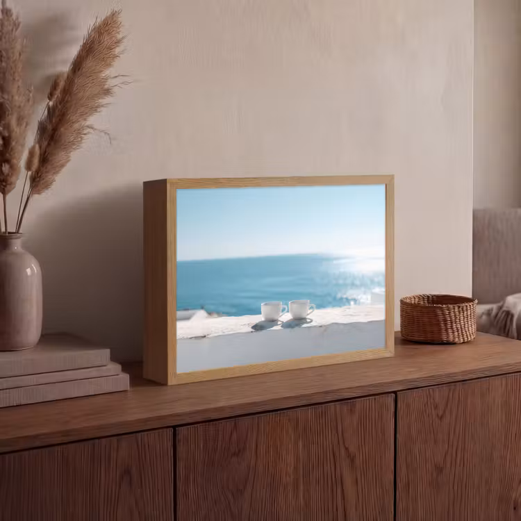 Lightbox - Wandlamp - Zee - Koffiekopjes - Zomers — 4