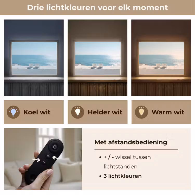 Lightbox - Wandlamp - Zee - Koffiekopjes - Zomers — 8