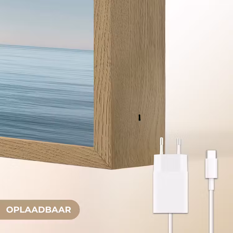 Lightbox - Wandlamp - Zeilbootje - Kalme zee - Helderblauwe hemel — 7