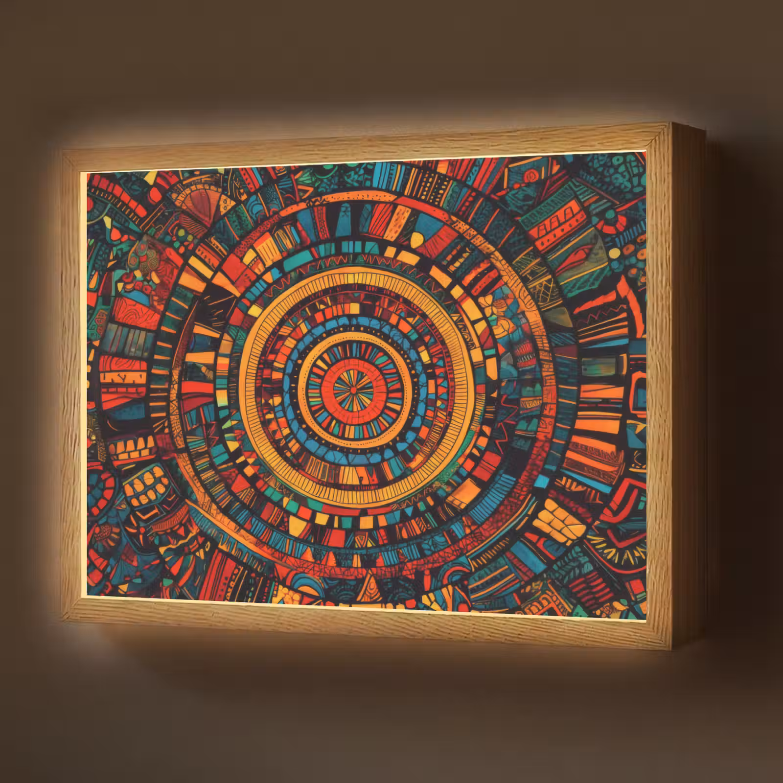 Lightbox - Wandlamp - Mandala - Cirkels - Patronen — 1