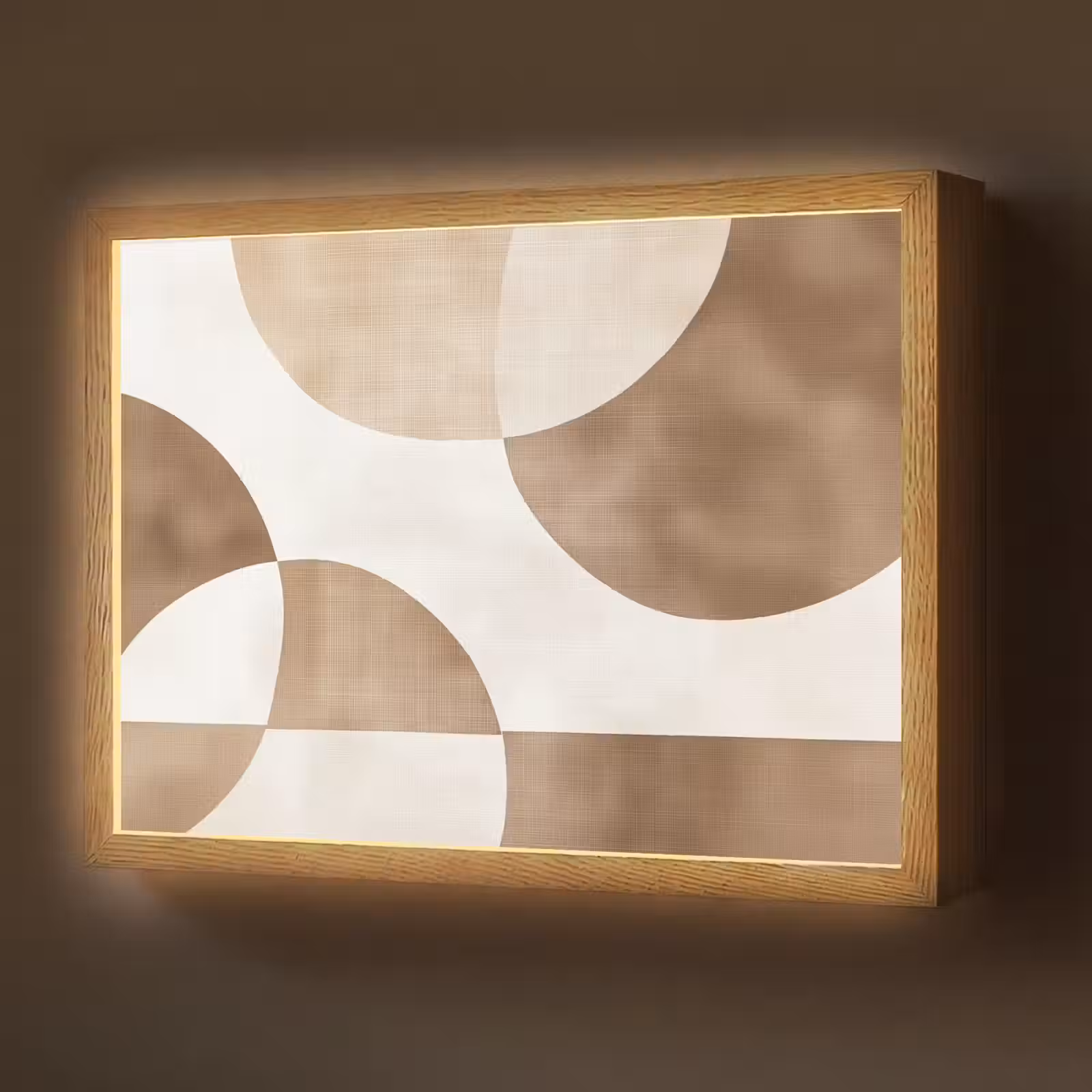 Lightbox - Wandlamp - Snijdende cirkels - Overlappende vlakken — 1