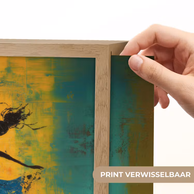 Lightbox - Wandlamp - Dansen - Vrouwen - Verfstructuur — 5