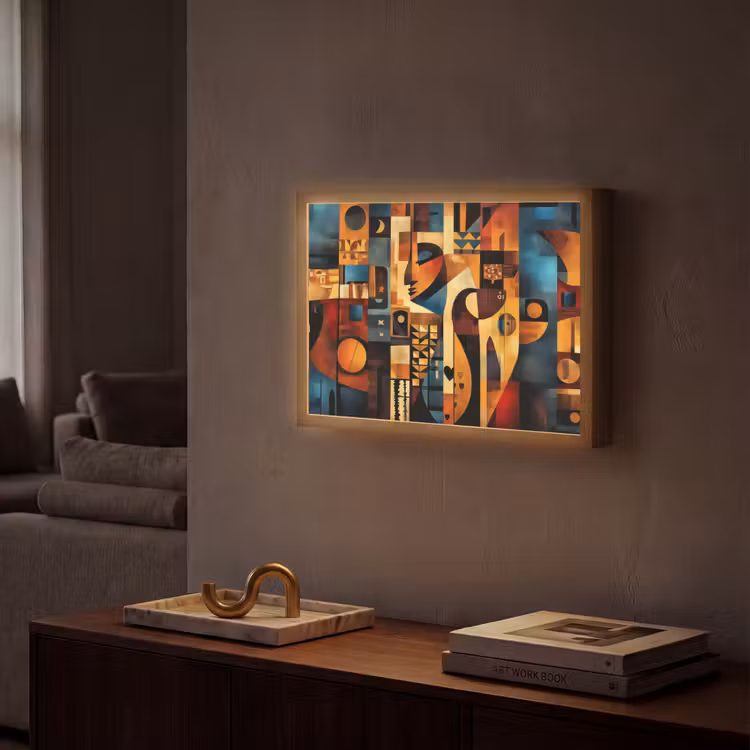 Lightbox - Wandlamp - Figuren - Abstract - Symbolen — 2