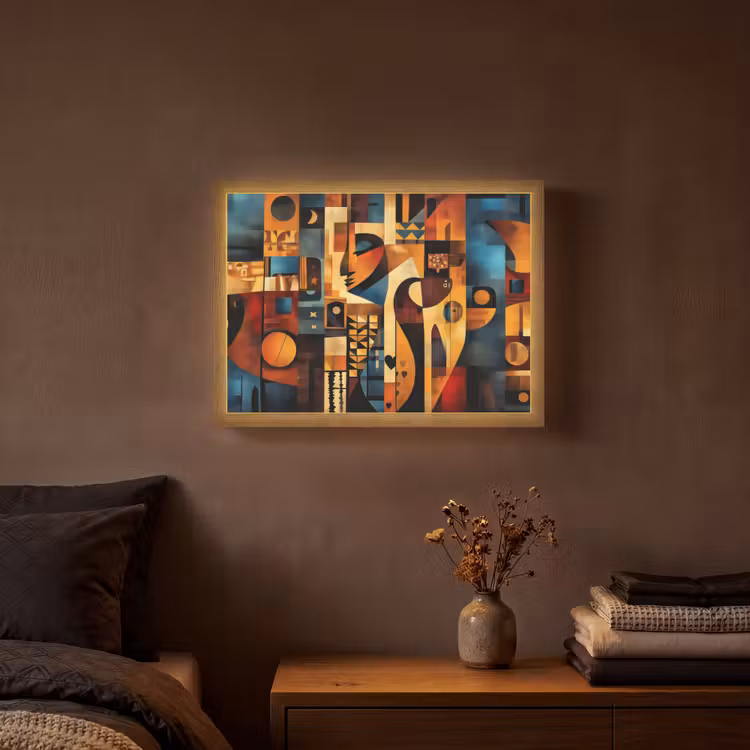 Lightbox - Wandlamp - Figuren - Abstract - Symbolen — 3