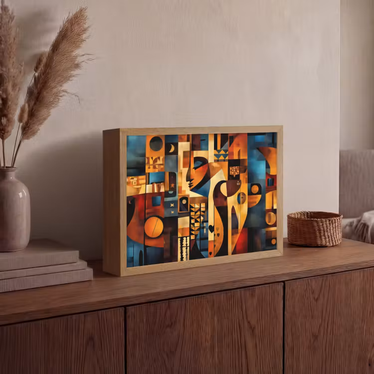 Lightbox - Wandlamp - Figuren - Abstract - Symbolen — 4
