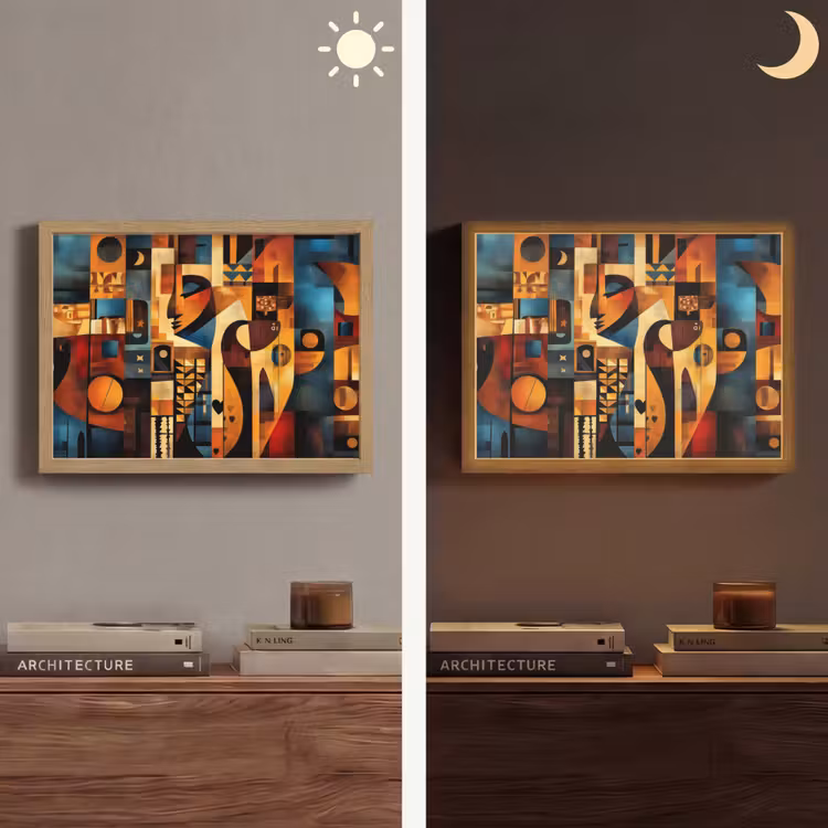 Lightbox - Wandlamp - Figuren - Abstract - Symbolen — 6