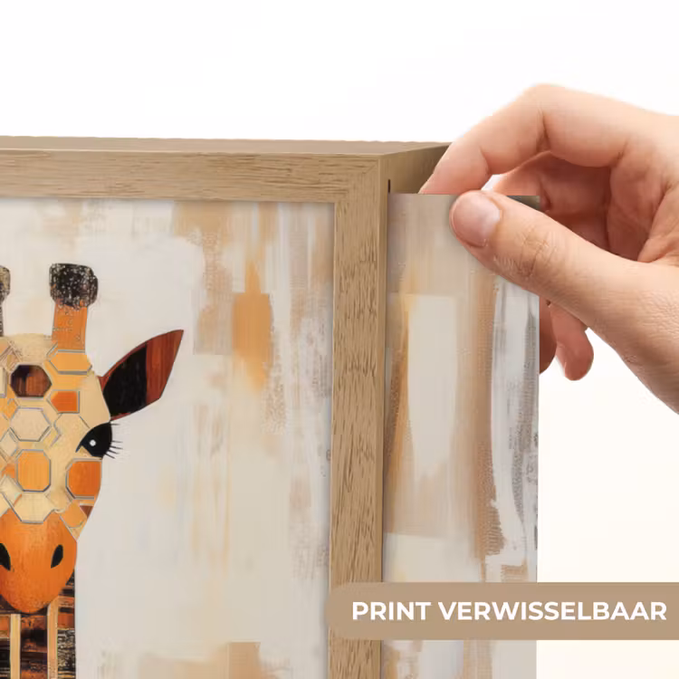 Lightbox - Wandlamp - Giraffen - Cartoon - Crème — 5
