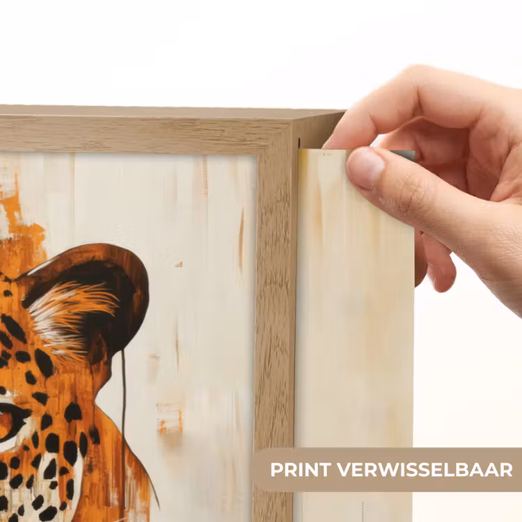 Lightbox - Wandlamp - Luipaard - Symmetrisch - Strepen — 5