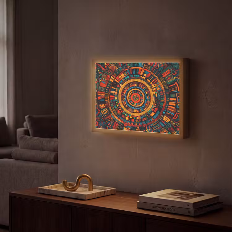 Lightbox - Wandlamp - Mandala - Cirkels - Patronen — 2